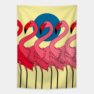 Flamingo party Tapestry