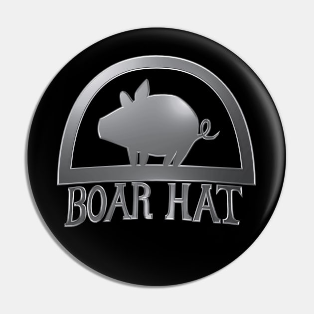 Boar Hat 3D - Fancy - alternate Pin by CCDesign