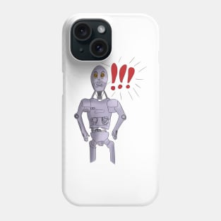 Vintage Funny Mr Robot Cartoon Design Phone Case