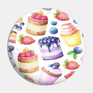 I love cake Pin