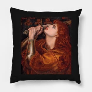 Joan of Arc, Dante Gabriel Rossetti Pillow