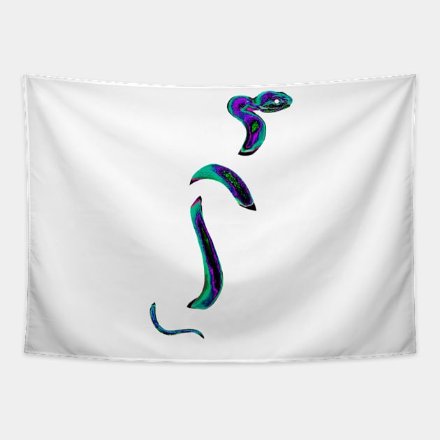 snek 10 Tapestry by Art by Lex