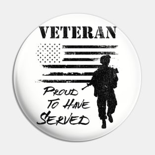 Veteran Proud To Have Served - Variant Pin