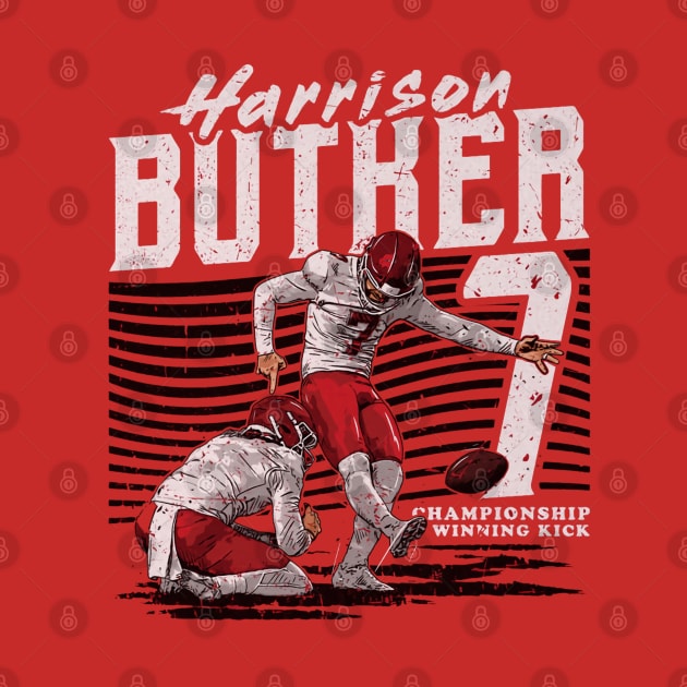 Harrison Butker Kansas City Kick by Chunta_Design