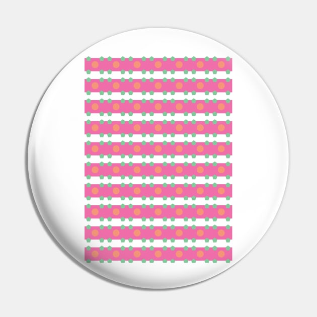 Pink Beach Sun Pin by DebMorrison