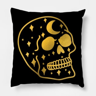 skull foil Pillow