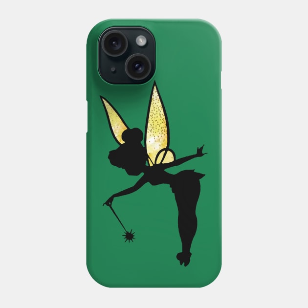 Tinkerbell Sparkling Wings Phone Case by magicmirror