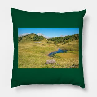 Laghi di Festons in Friuli, Italy Pillow