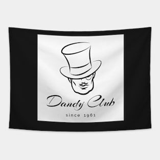 Dandy Club  Logo Tapestry