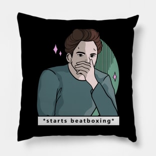 Edward Cullen Beatboxing Pillow