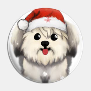 Cute Havanese Drawing Pin