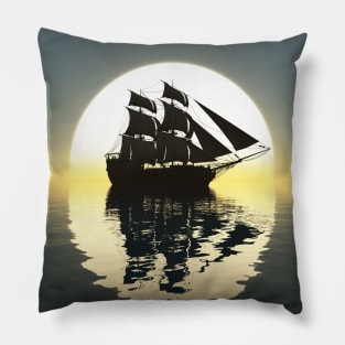 Sunset Sailors Pillow