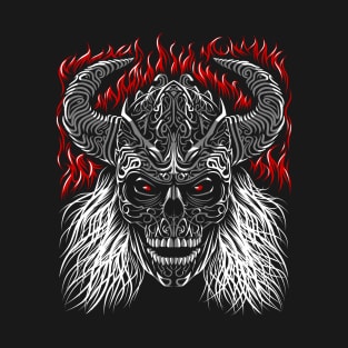 Viking skull tribal T-Shirt