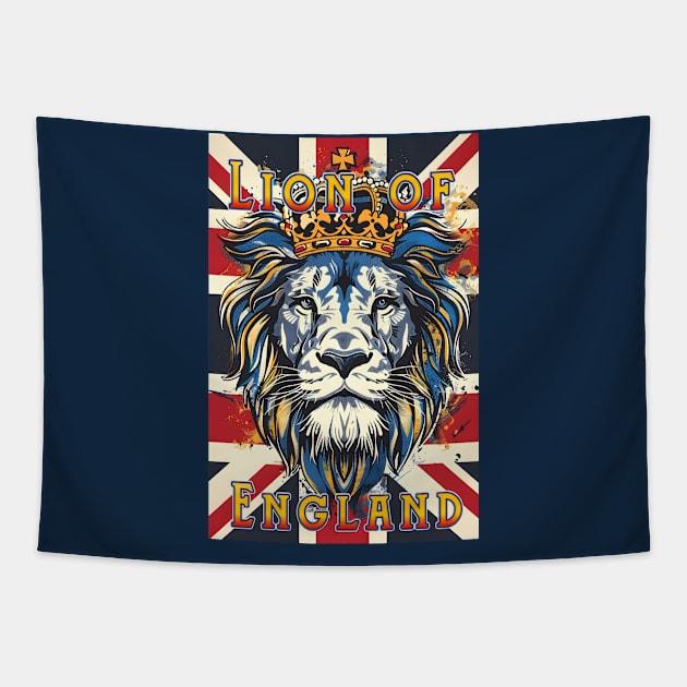 Lion of England Tapestry by Peter Awax