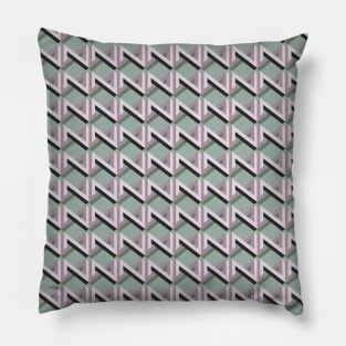 Twisted pastel triangle shape Pillow