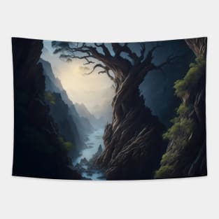 Mystic Luminous Enigma Tapestry