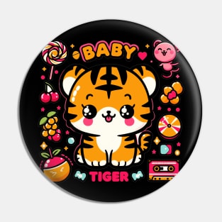 baby tiger Cute Kawai Pin