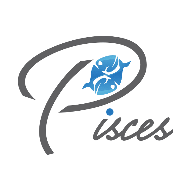 Pisces graphic design by cusptees