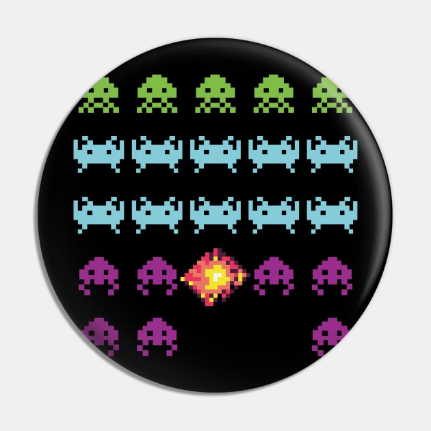 space invaders Pin by SBSTN