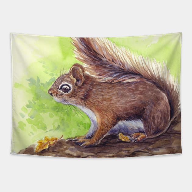 Squirrel Tapestry by katerinamk