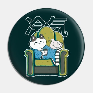 sleepy cat Pin