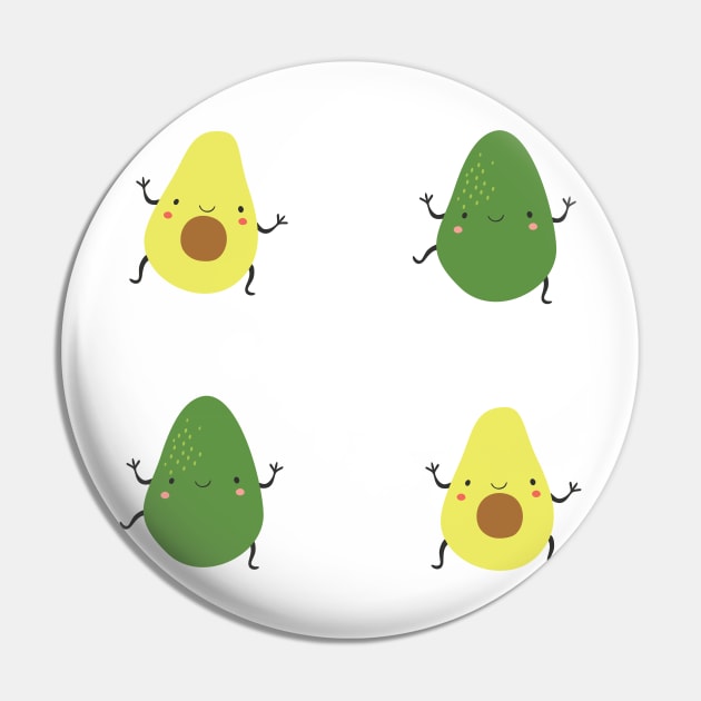 Cute Avocados Pin by edwardecho