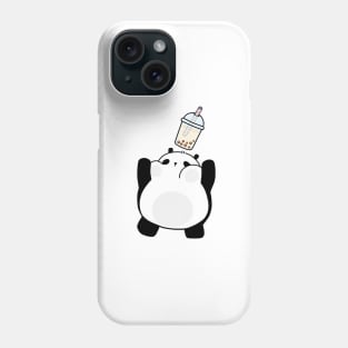 Little Panda Catching Boba! Phone Case