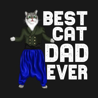 Best Cat Dad Ever Father Day T-Shirt