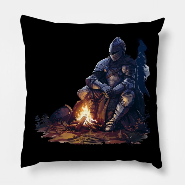 Dark Souls Ambience Analysis Pillow by Doc Gibby