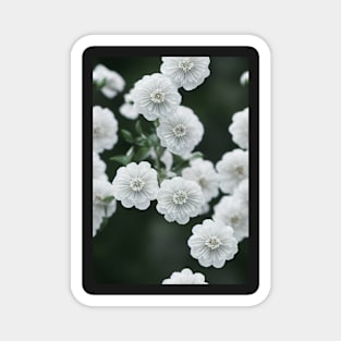 Beautiful White Flowers, for all those who love nature #146 Magnet