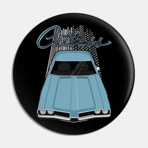 Oldsmobile Cutlass 1969 - light blue Pin by V8social