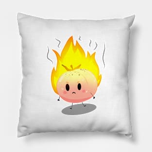 Flaming Peach Pillow