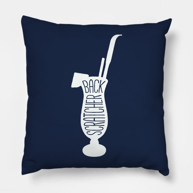 Backscratcher Pillow by GoAwayGreen