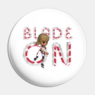 Blade On Roller Skating Pin