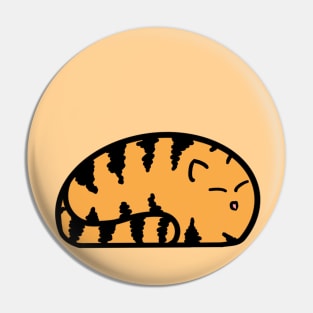 Cute little ginger cat blob Pin