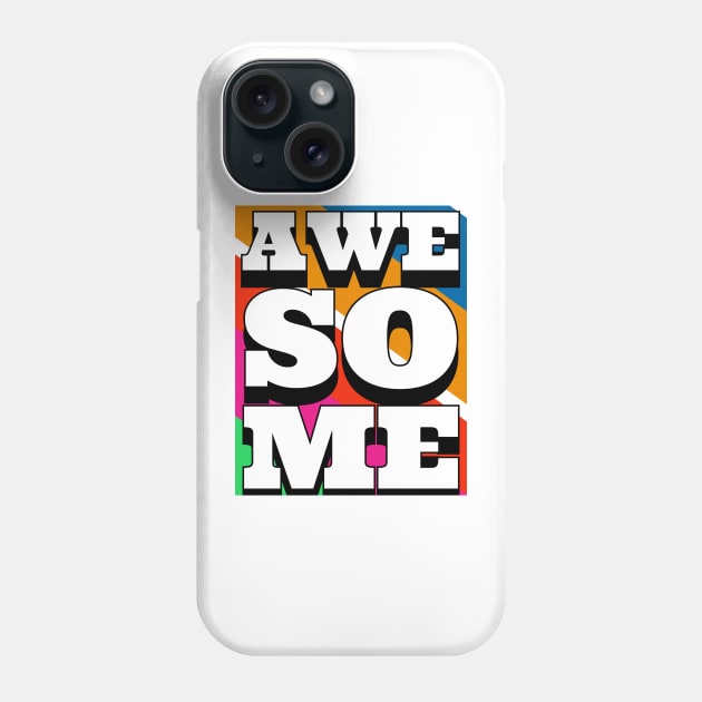 Awesome typography t-shirt Phone Case by Apparels2022