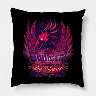 Mythical By Nature Purple Phoenix Pillow