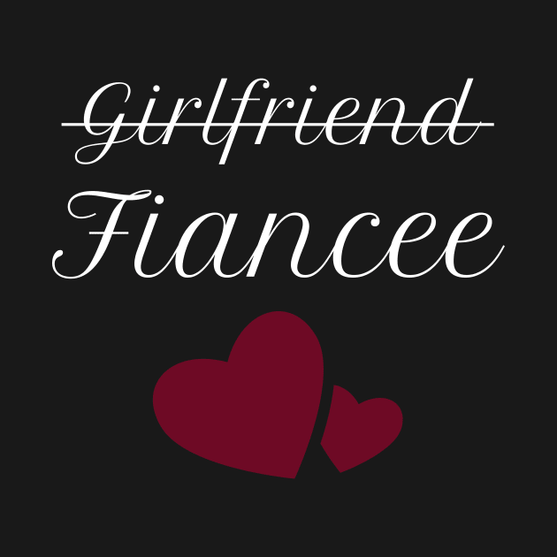 Womens Girlfriend Fiancee Gift - Fiance Engagement Party by fromherotozero