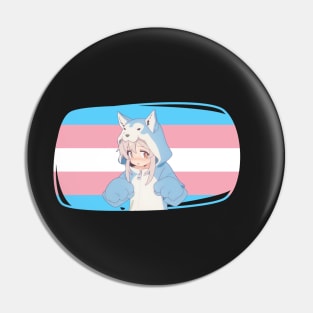 Onimai Mahiro Trans flag Pin