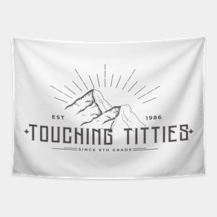 Touching Titties Tapestry