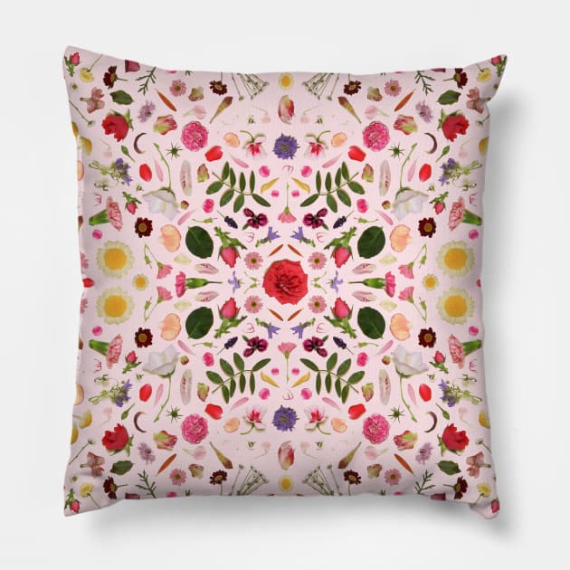 evermore floral pattern Pillow by JordanBoltonDesign