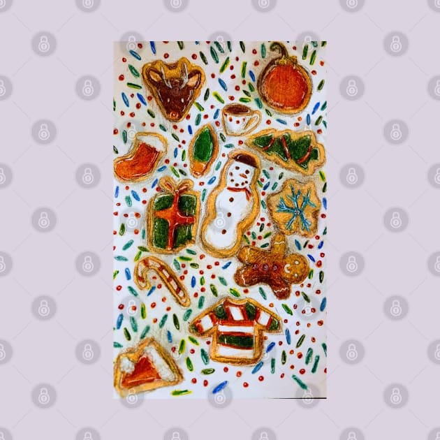 Frosted and Festive Cookie Collage by Animal Surrealism