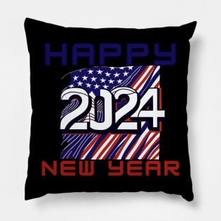 2024 Happy NY Pillow
