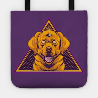 All Seeing Eye Dog - Illuminated Third Eye Doggo Tote