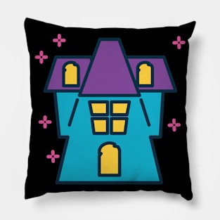 Haunted House Pillow