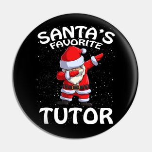 Santas Favorite Tutor Christmas Pin