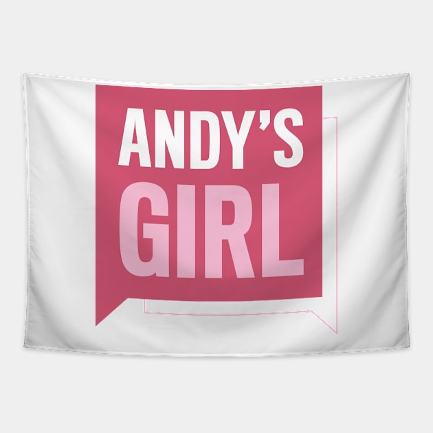 Andy's Girl Show Logo Tapestry by AndysGirls