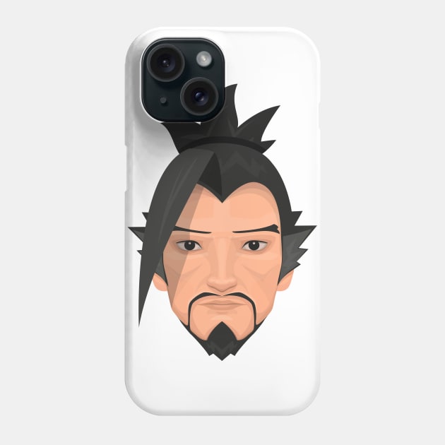 Hanzo minimalist Phone Case by Mellamanpel