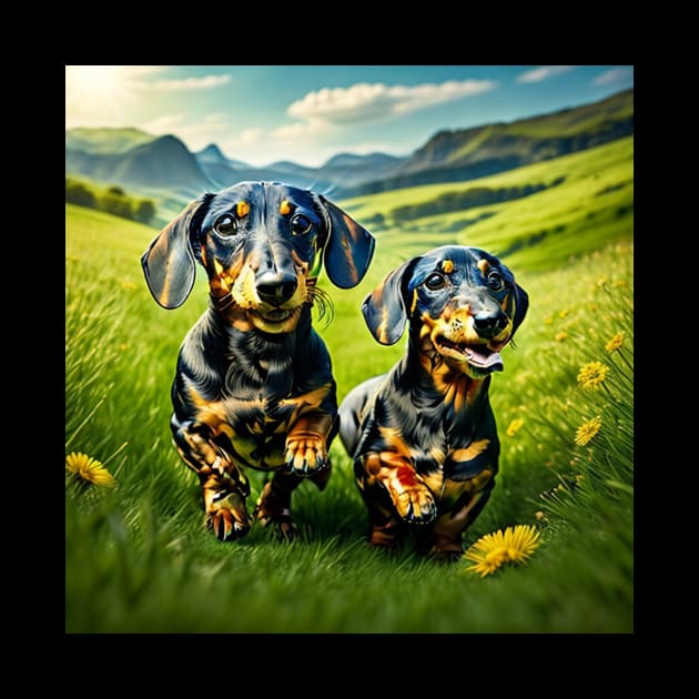 Dachshund Puppies by PSYOP Industries 