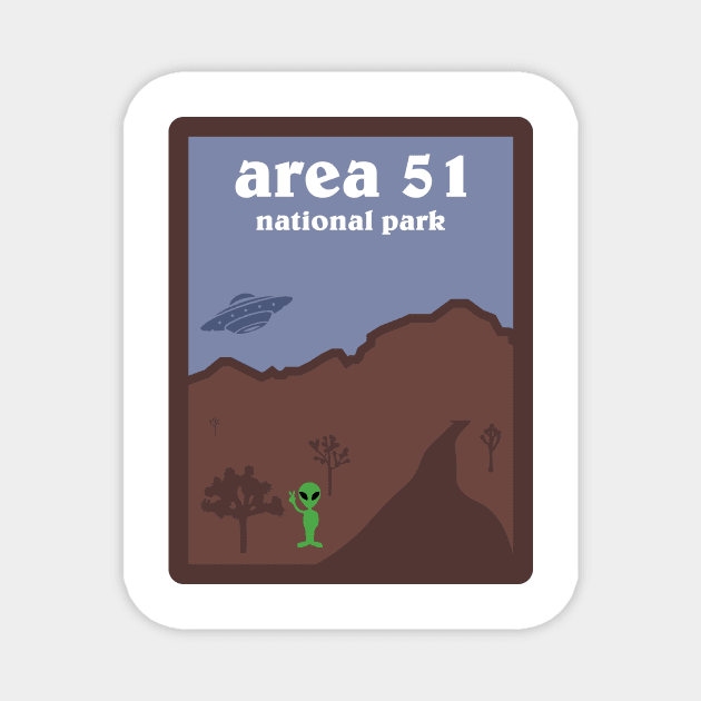 Area 51 National Park Magnet by Jcaldwell1